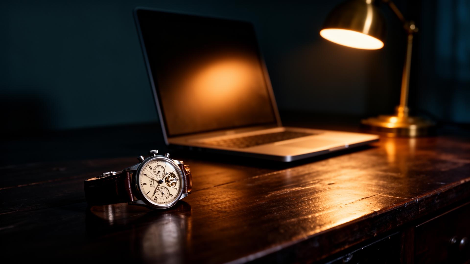 The desk at the end of a working day